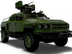Generic MRAP Tkhir DKBM 2022 3D Model
