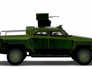 Generic MRAP Tkhir DKBM 2022 3D 模型