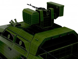 Generic MRAP Tkhir DKBM 2022 3D 模型