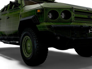 Generic MRAP Tkhir DKBM 2022 3D Model