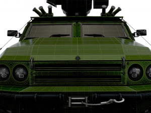 Generic MRAP Tkhir DKBM 2022 3D Model