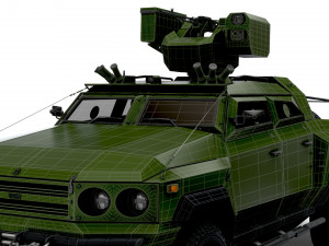 Generic MRAP Tkhir DKBM 2022 3D 模型