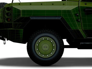 Generic MRAP Tkhir DKBM 2022 3D Model