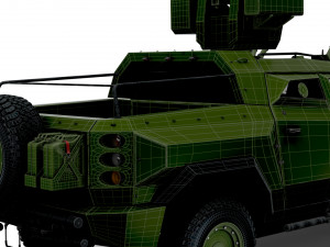 Generic MRAP Tkhir DKBM 2022 3D 模型