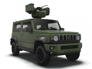 Suzuki Jimny Military DKBM 2022 3D Model