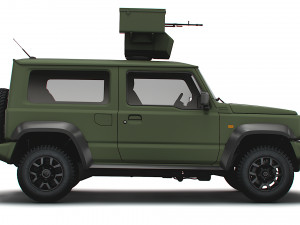 Suzuki Jimny Military DKBM 2022 3D-Modell