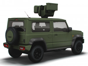 Suzuki Jimny Military DKBM 2022 3D-Modell