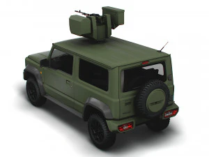 Suzuki Jimny Military DKBM 2022 3D Model