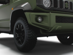 Suzuki Jimny Military DKBM 2022 3D-Modell