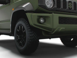 Suzuki Jimny Military DKBM 2022 3D Model