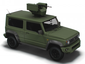 Suzuki Jimny Military DKBM 2022 3D-Modell