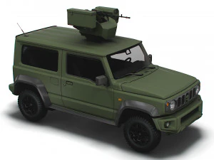 Suzuki Jimny Military DKBM 2022 3D Model