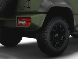 Suzuki Jimny Military DKBM 2022 3D Model