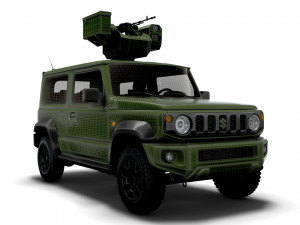 Suzuki Jimny Military DKBM 2022 3D-Modell