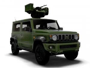 Suzuki Jimny Military DKBM 2022 3D Model