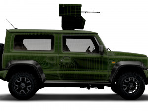 Suzuki Jimny Military DKBM 2022 3D-Modell