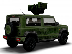 Suzuki Jimny Military DKBM 2022 3D-Modell