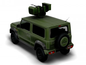 Suzuki Jimny Military DKBM 2022 3D-Modell