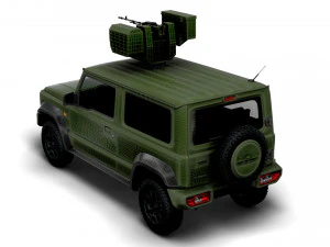 Suzuki Jimny Military DKBM 2022 3D Model