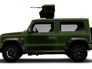 Suzuki Jimny Military DKBM 2022 3D-Modell