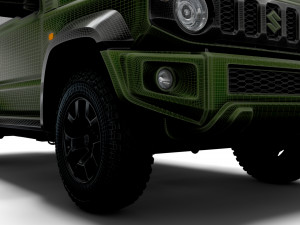 Suzuki Jimny Military DKBM 2022 3D-Modell