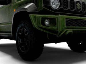Suzuki Jimny Military DKBM 2022 3D Model