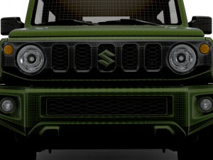 Suzuki Jimny Military DKBM 2022 3D Model