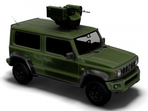 Suzuki Jimny Military DKBM 2022 3D-Modell