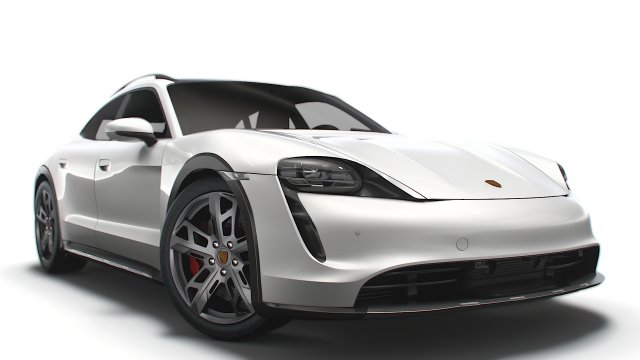 Porsche Taycan Cross Turismo 2022 3D Model .c4d .max .obj .3ds .fbx .stl .blend 