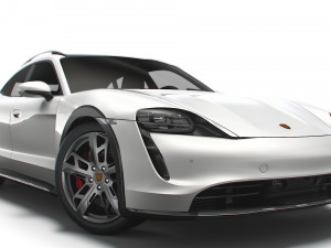 Porsche Taycan Cross Turismo 2022 3D Model