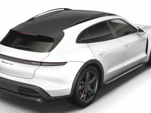 Porsche Taycan Cross Turismo 2022 3D Model