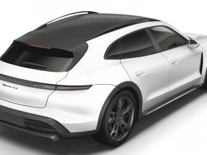 Porsche Taycan Cross Turismo 2022 3D Model