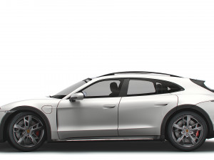 Porsche Taycan Cross Turismo 2022 3D Model