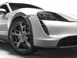 Porsche Taycan Cross Turismo 2022 3D Model
