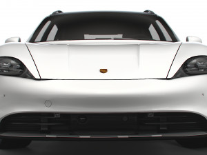 Porsche Taycan Cross Turismo 2022 3D Model