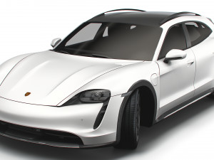 Porsche Taycan Cross Turismo 2022 3D Model