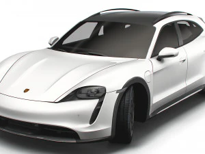 Porsche Taycan Cross Turismo 2022 3D Model