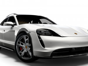 Porsche Taycan Cross Turismo 2022 3D Model
