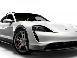 Porsche Taycan Cross Turismo 2022 3D Model