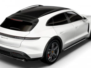 Porsche Taycan Cross Turismo 2022 3D Model