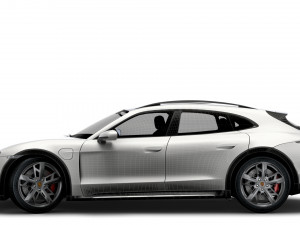 Porsche Taycan Cross Turismo 2022 3D Model