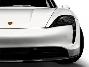 Porsche Taycan Cross Turismo 2022 3D Model