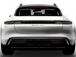 Porsche Taycan Cross Turismo 2022 3D Model