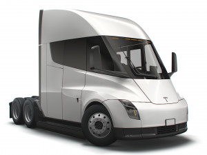 Tesla Semi Truck 2023 3D Model