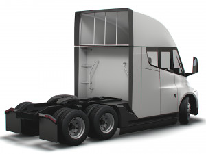 Tesla Semi Truck 2023 3D Модель