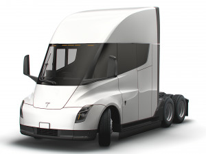 Tesla Semi Truck 2023 3D Модель