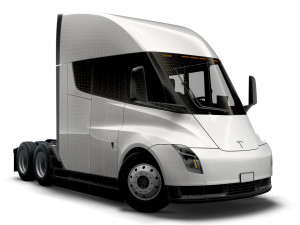 Tesla Semi Truck 2023 3D Модель
