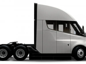 Tesla Semi Truck 2023 3D Model