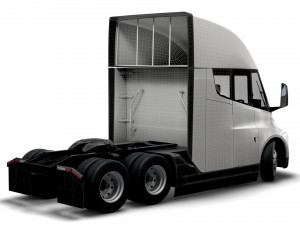 Tesla Semi Truck 2023 3D Модель