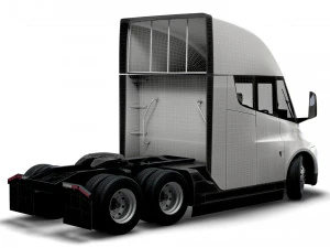 Tesla Semi Truck 2023 3D Model